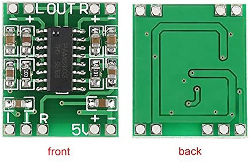 لوحة مكبر الصوت الرقمي PAM8403 2x3W وحدة طاقة DC 5V 15 قطعة - Image 2